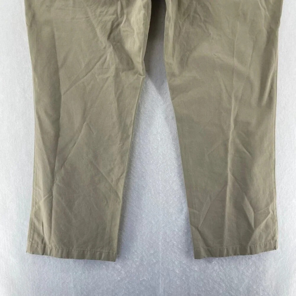 Haggar Pants Men's Sz 40X29 Khaki Brown High Rise Straight Leg Classic Chino - Picture 7 of 12